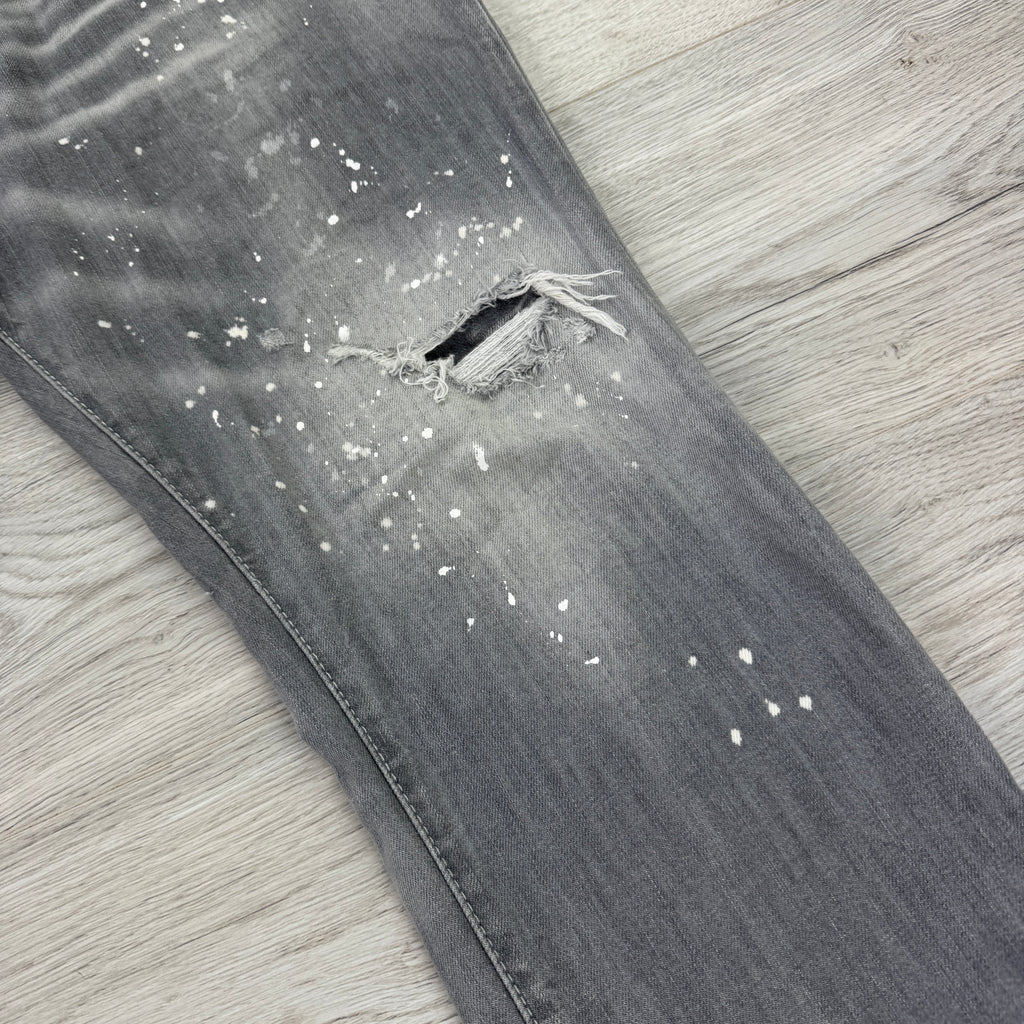 Dsquared2 Men’s Grey Distressed Jeans - 50 (Uk 32/33)