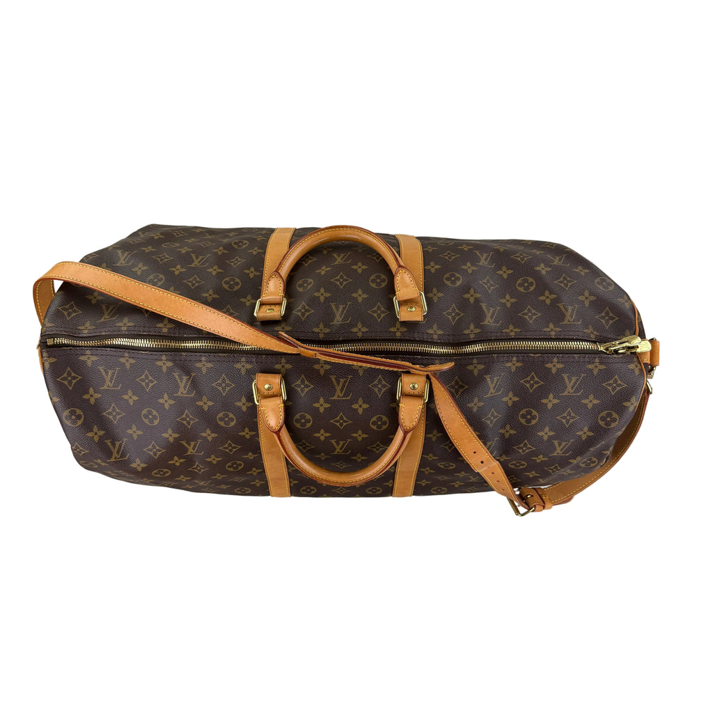 Louis Vuitton Men’s Brown Monogram Keepal Bag - 60