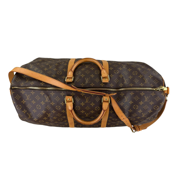 Louis Vuitton Men’s Brown Monogram Keepal Bag - 60