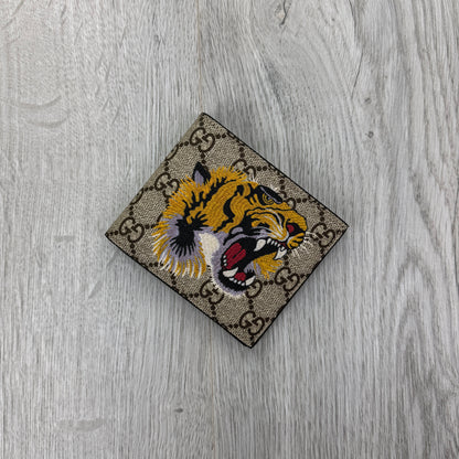 Gucci Men’s GG Supreme Tiger Wallet