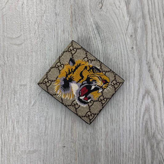 Gucci Men’s GG Supreme Tiger Wallet