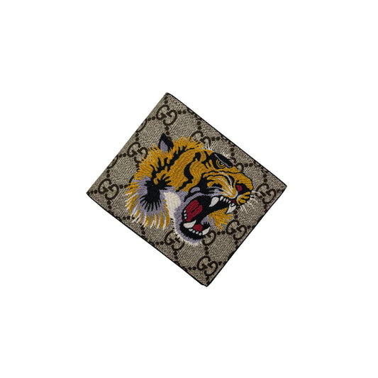 Gucci Men’s GG Supreme Tiger Wallet