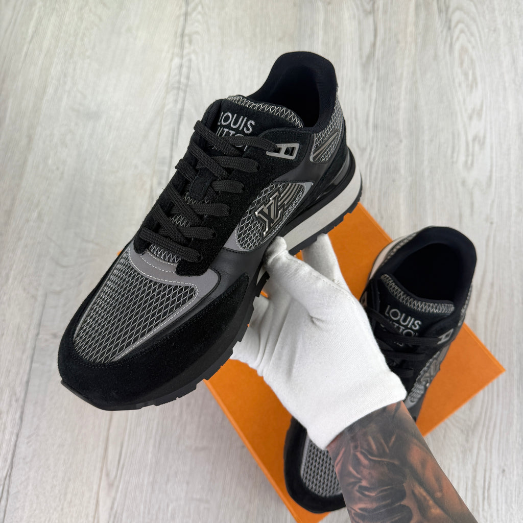 Louis Vuitton Men’s Black Run Away Trainers - Uk 7.5 (Fit 8)