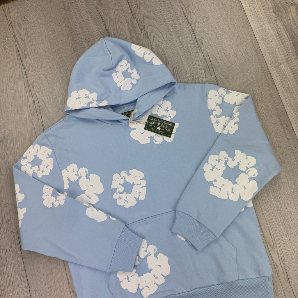 Denim Tears Baby Blue Pullover Hoodie