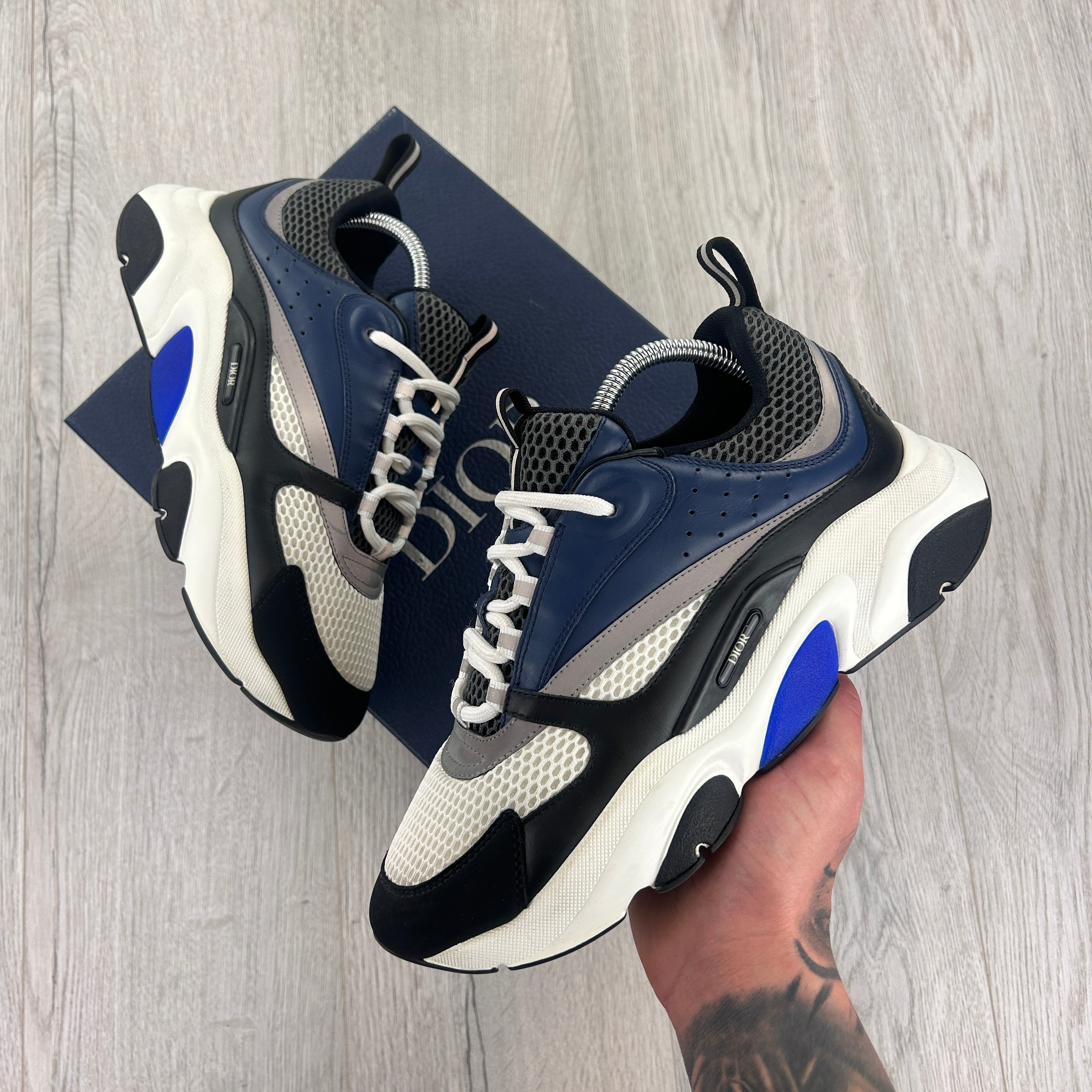 Dior B22 Men’s Navy Runners - 44 (Fit Uk 9)