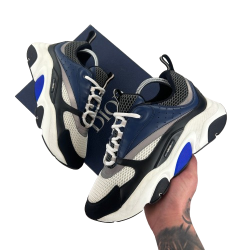 Dior B22 Men’s Navy Runners - 44 (Fit Uk 9)