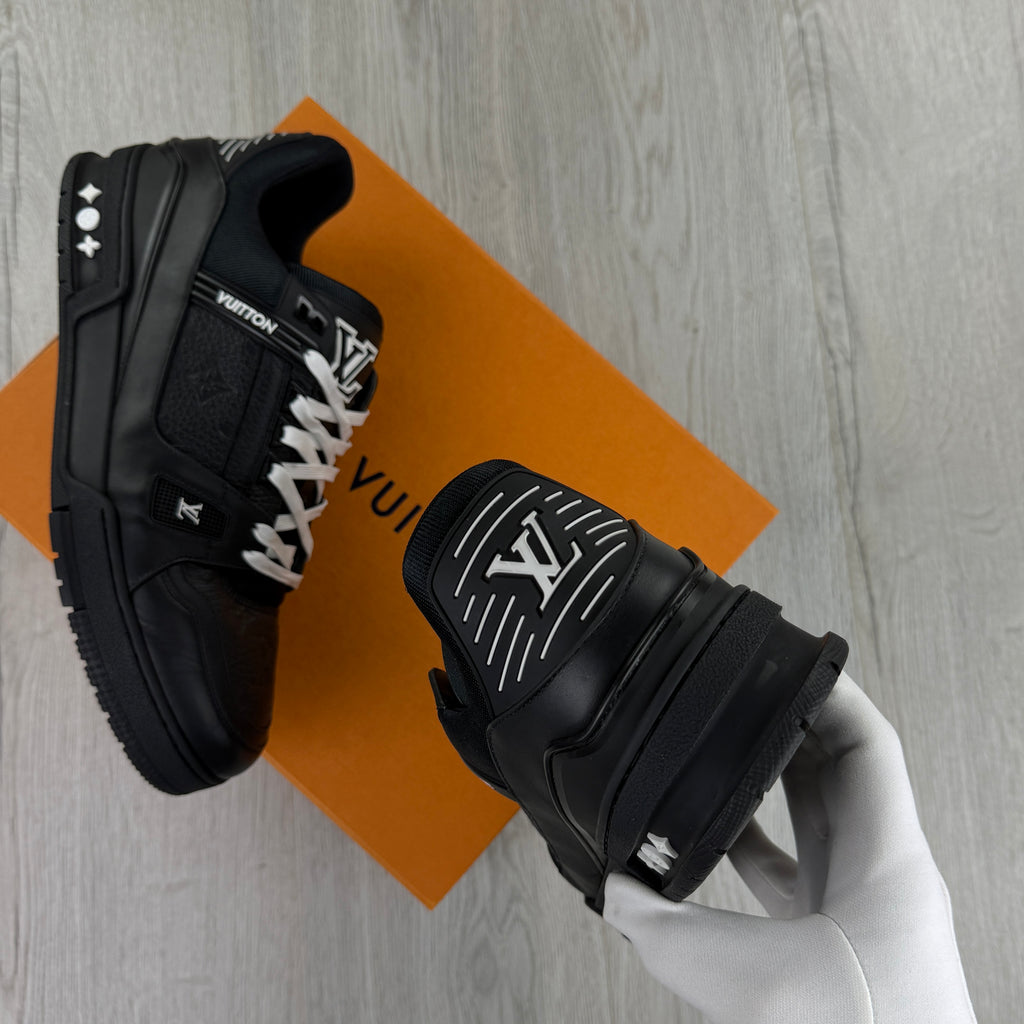 Louis Vuitton Men’s Black & White Trainers - Uk 11 (Fit 11.5)