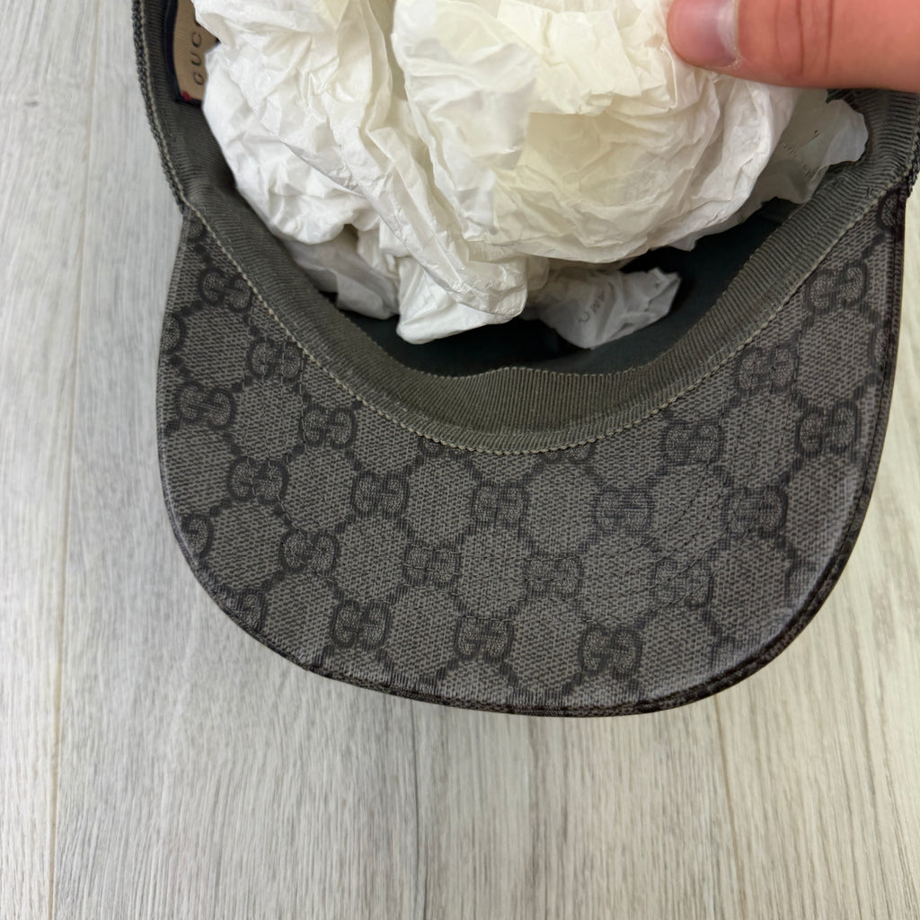 Gucci Men’s GG Interlocking Dark Grey Baseball Cap