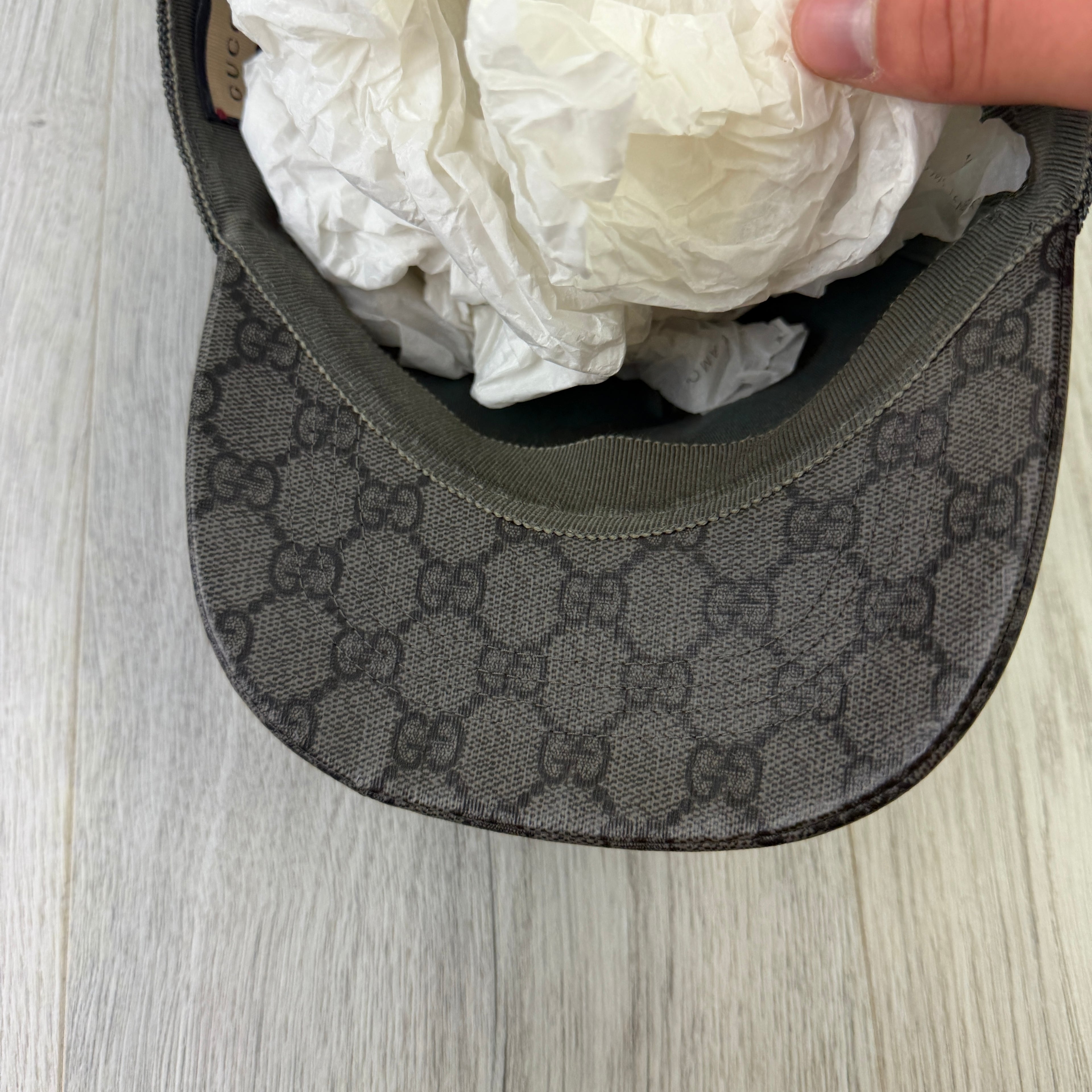 Gucci Men’s GG Interlocking Dark Grey Baseball Cap