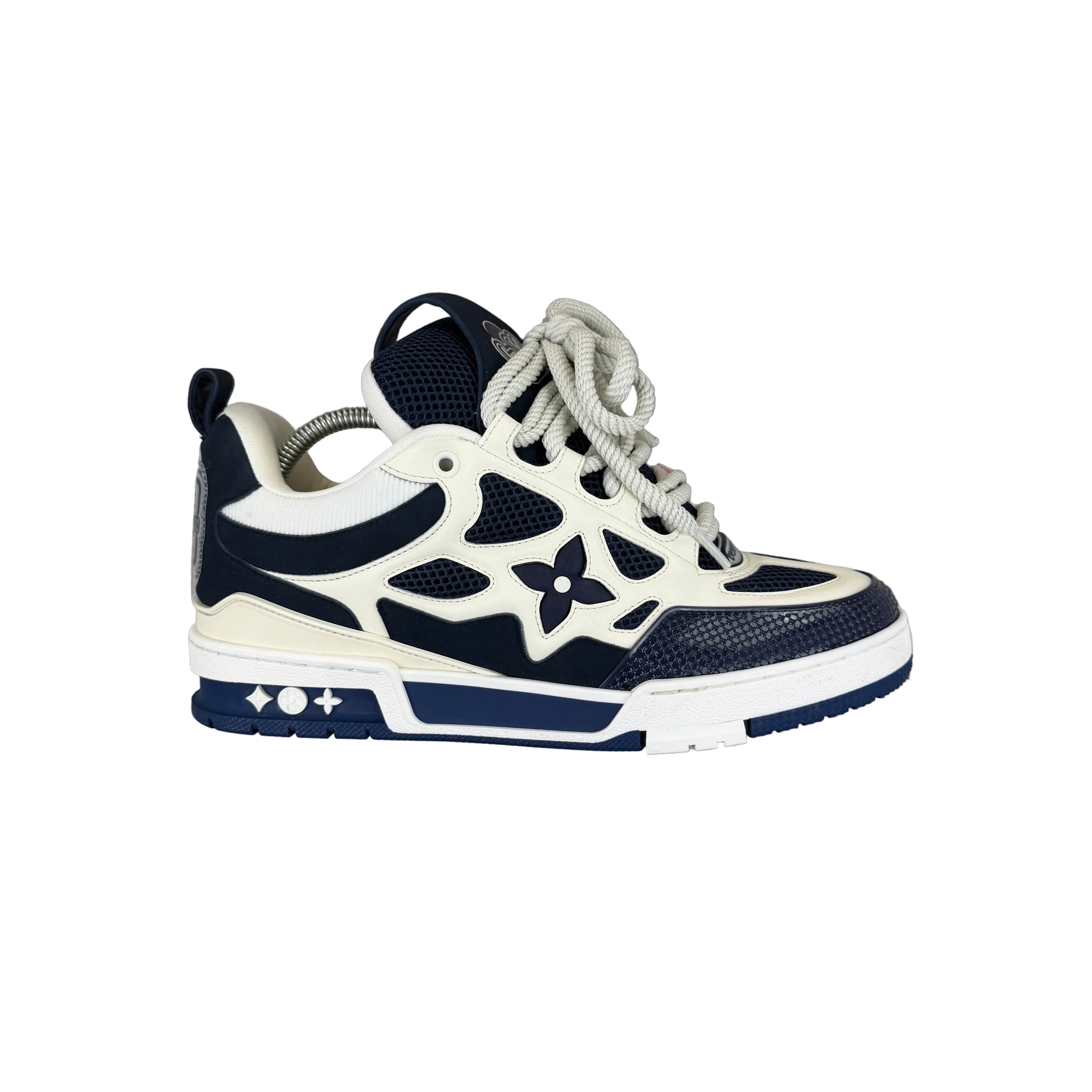 Louis Vuitton Men’s Navy & White Skate Trainers - Uk 7 (Fit Uk 8)
