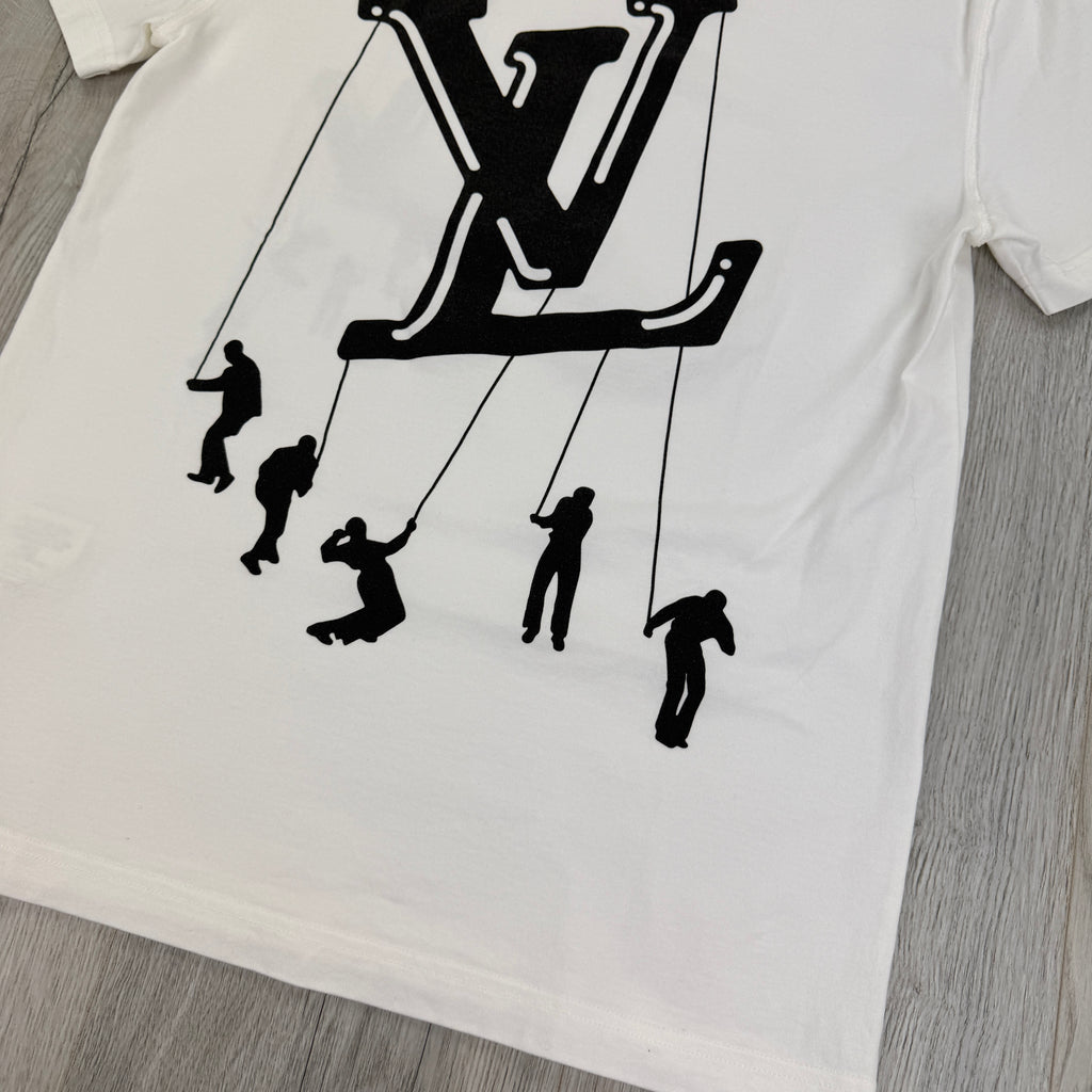 Louis Vuitton Men’s White T-shirt - Medium