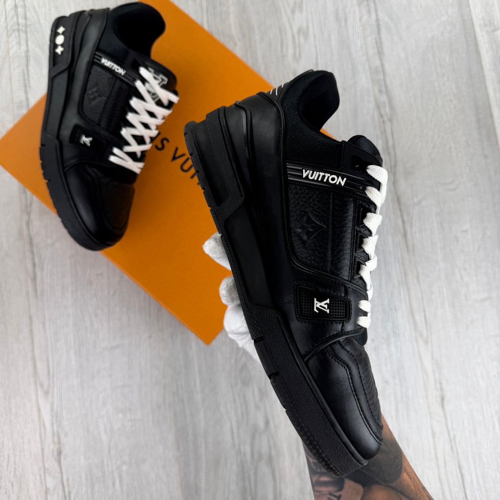 Louis Vuitton Men’s Black & White Trainers - Uk 7.5 (Fit 8/8.5)