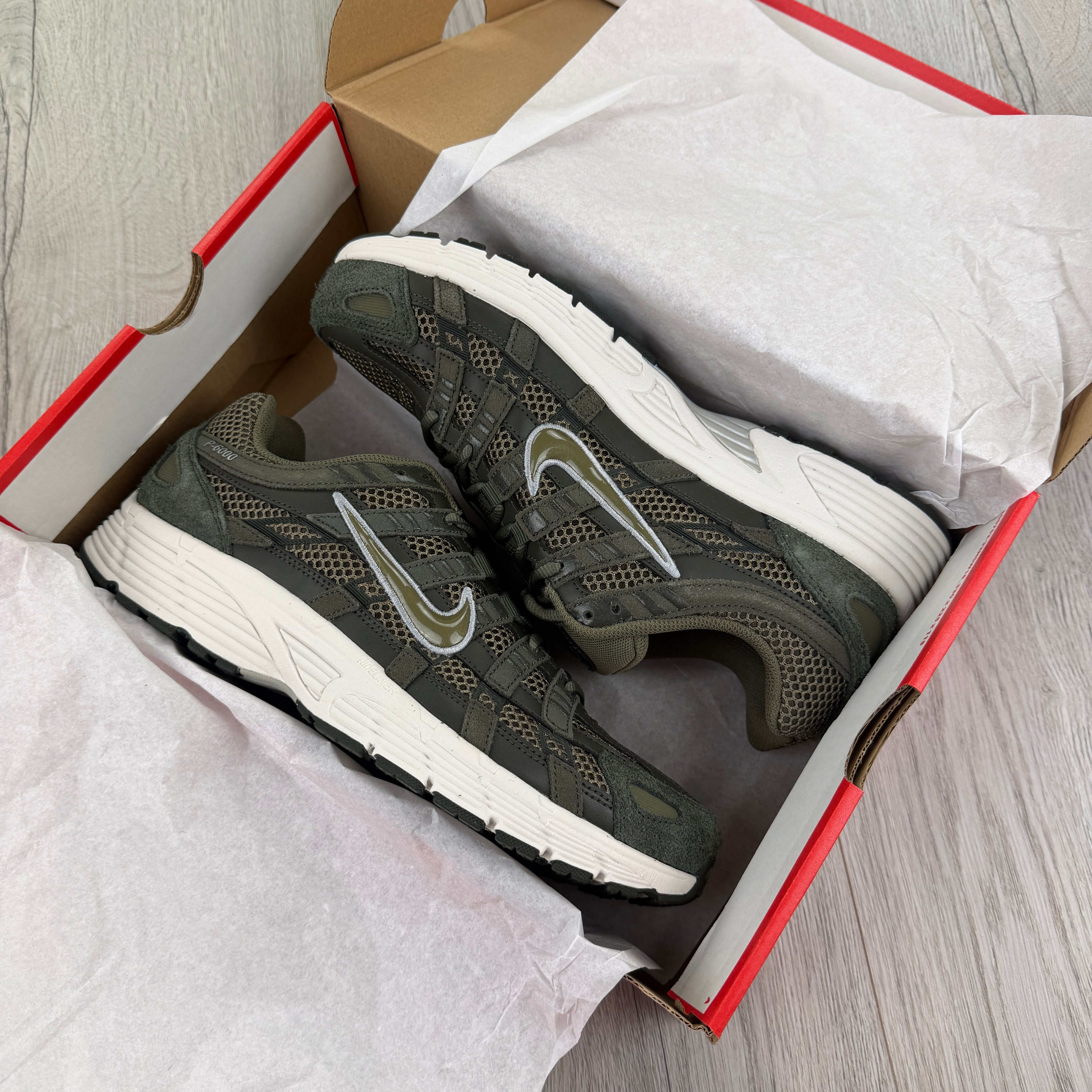 Nike P-6000 Men’s Khaki Green Trainers