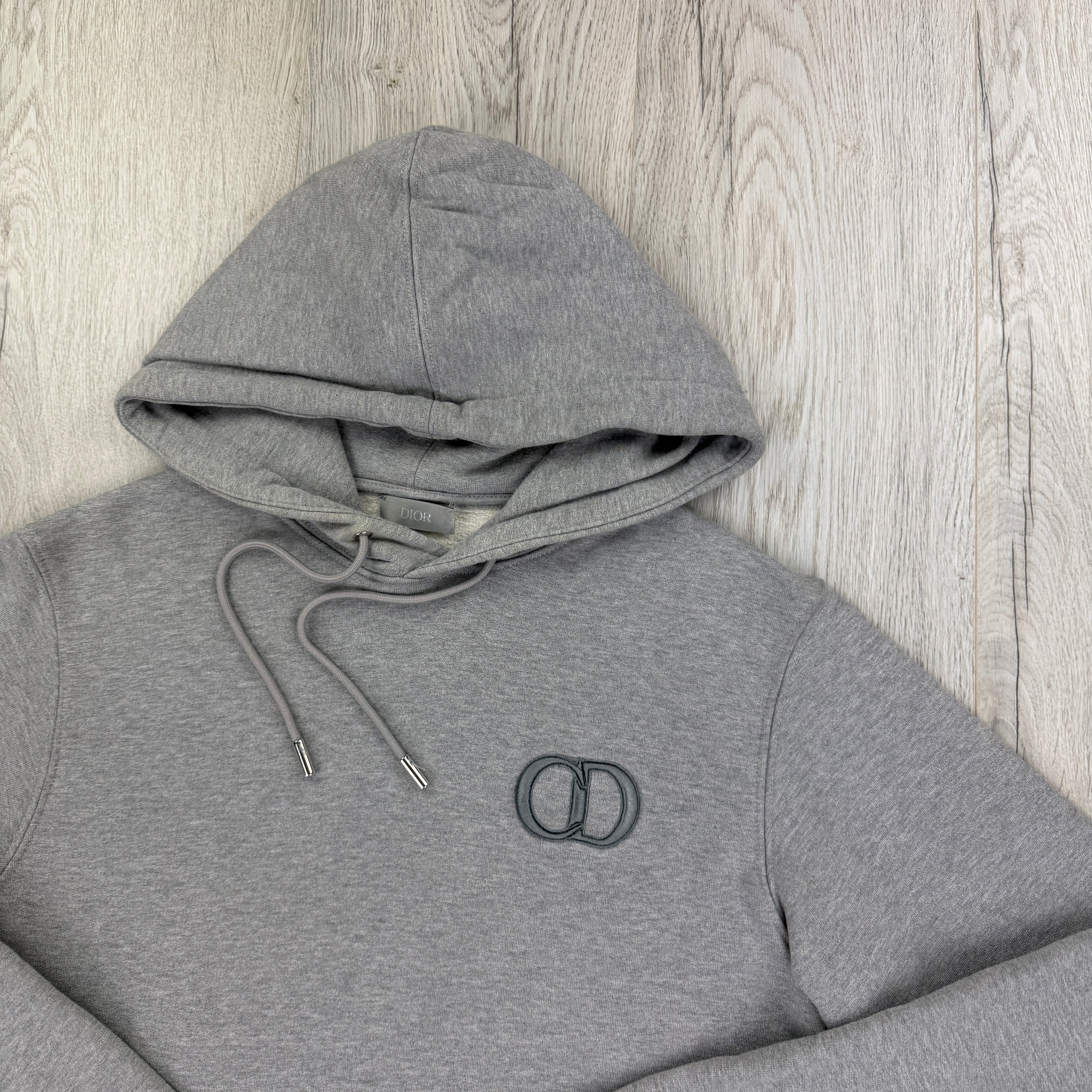 Christian Dior Men’s Grey Pullover Hoodie - Small Slim