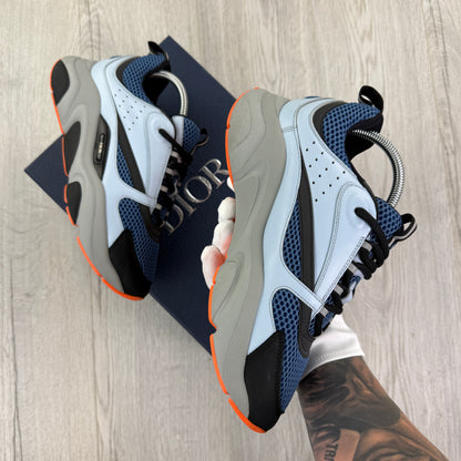 Dior B22 Light Blue Runners Orange Bottom - 41 (Fit Uk 7)