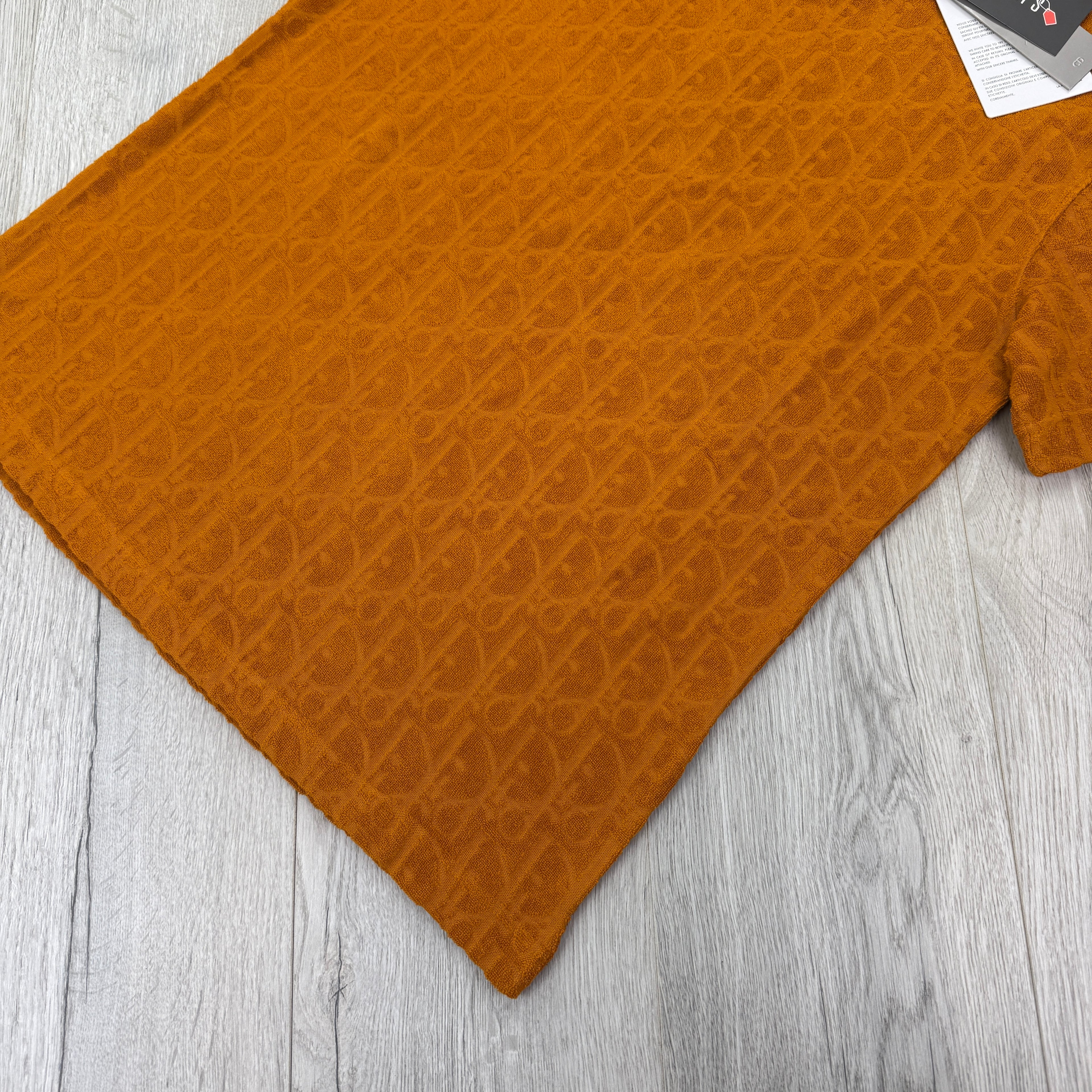 Christian Dior Men’s Orange Towel T-shirt - XS Oversized