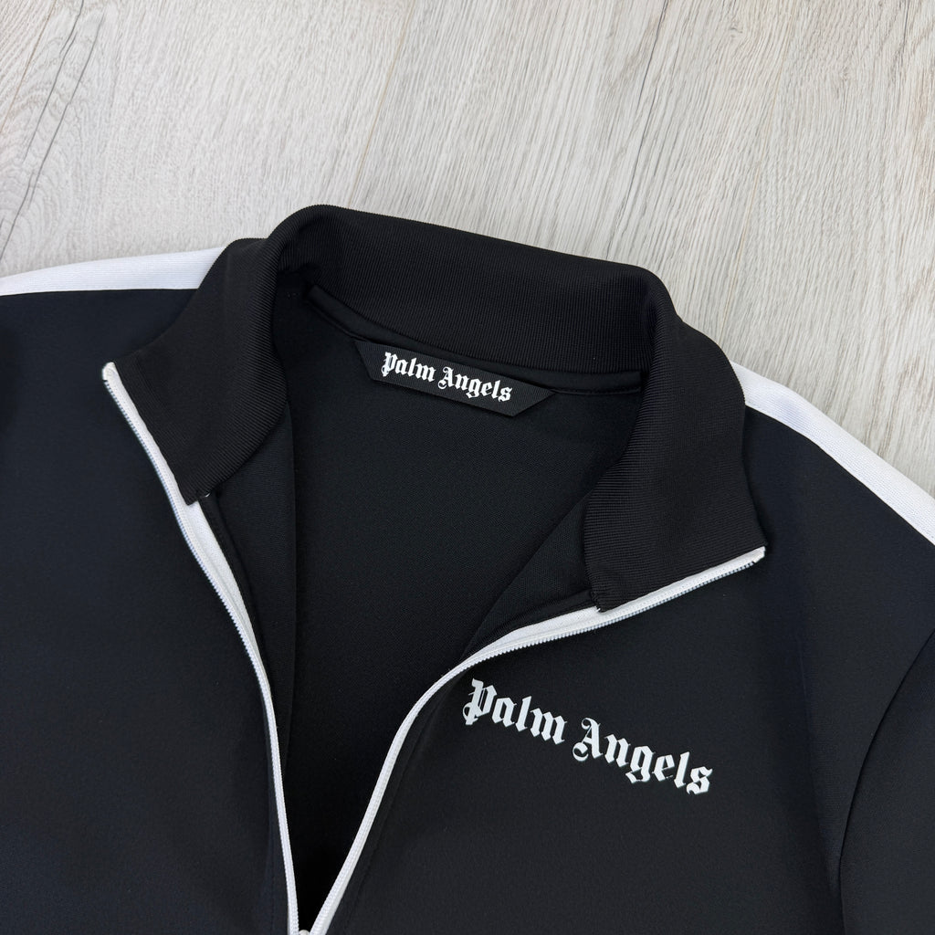 Palm Angels Men’s Zip-up Black Track Jacket - XL Slim