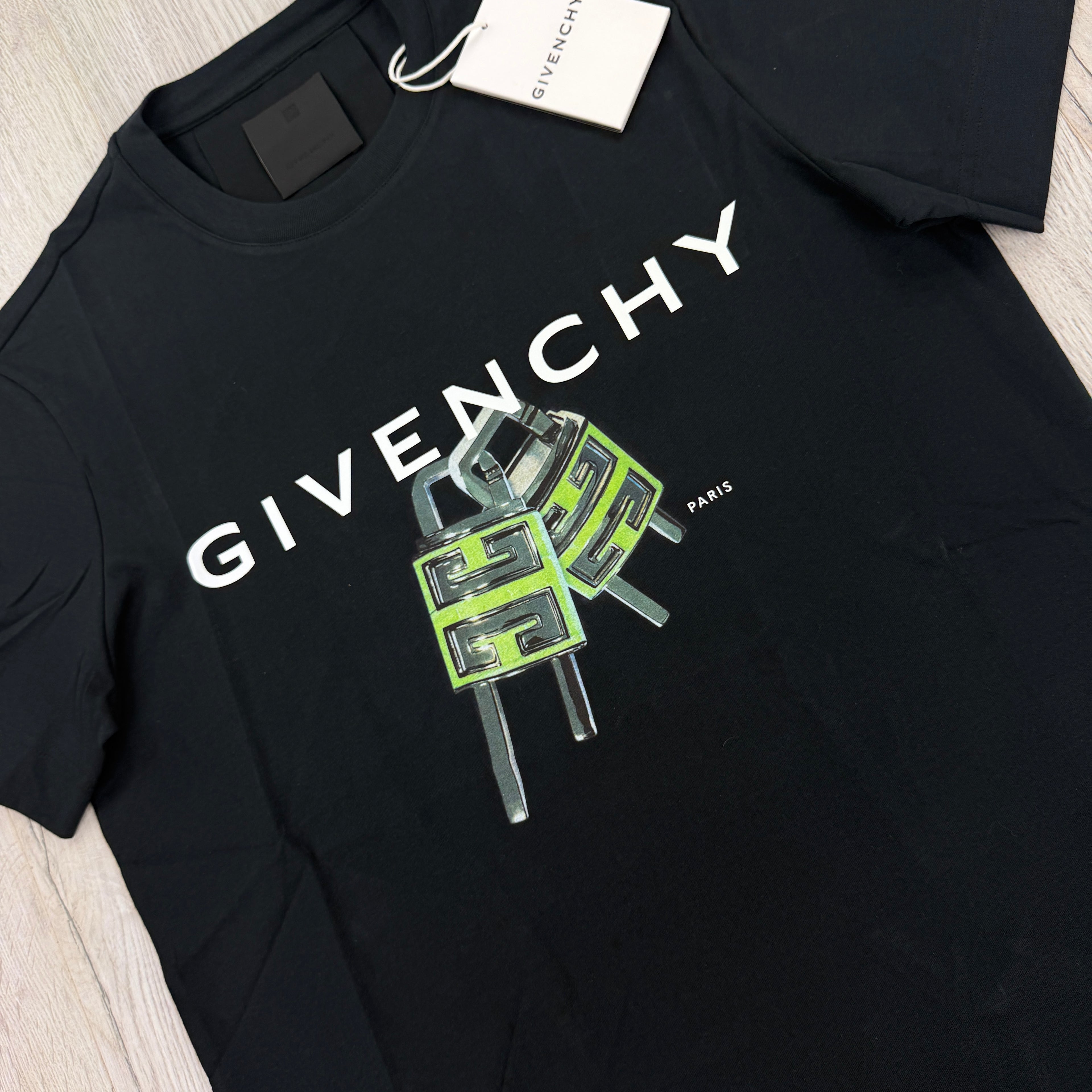Givenchy Men’s Black Lock T-shirt