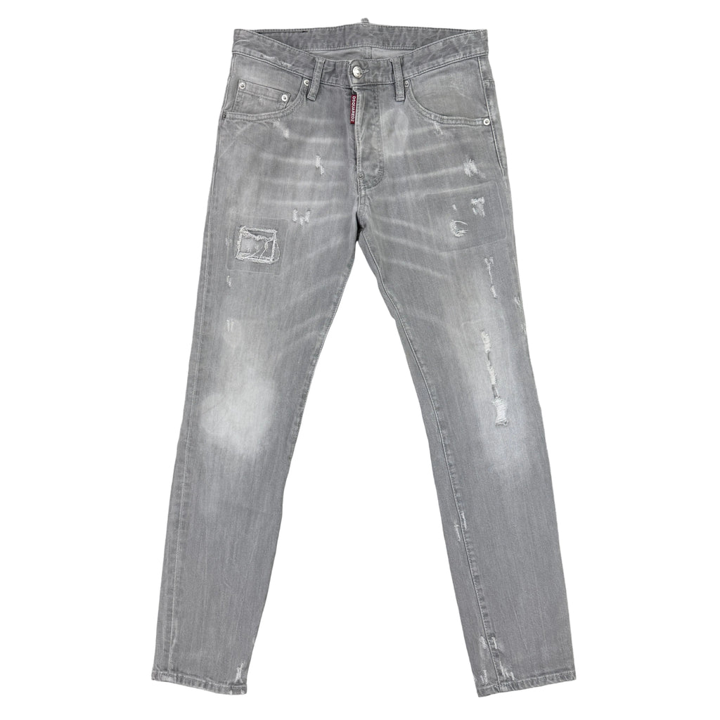 Dsquared2 Men’s Grey Distressed Jeans - 46 (Uk 30)