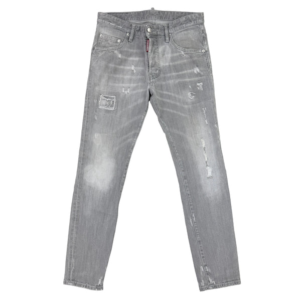 Dsquared2 Men’s Grey Distressed Jeans - 46 (Uk 30)