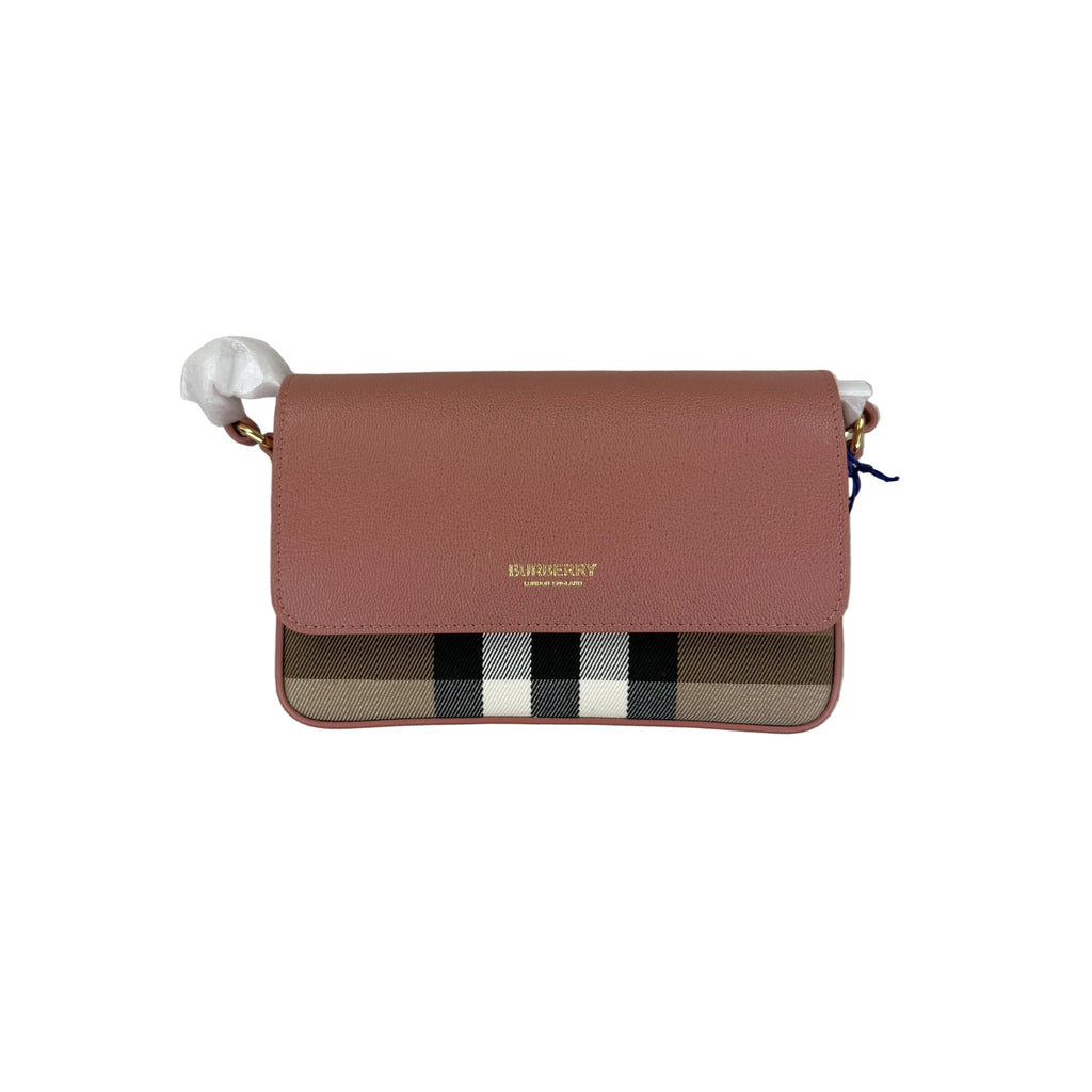 Burberry Women’s 'New Hampshire' Leather Shoulder Bag Dark Rosewood Pink