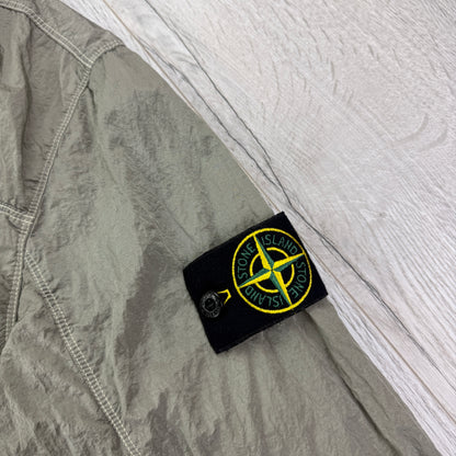 Stone Island Men’s Metal Nylon Zip-up Overshirt - Small