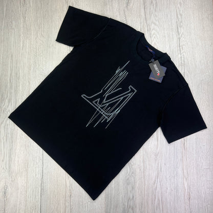 Louis Vuitton Men’s Black Frequency T-shirt - Large