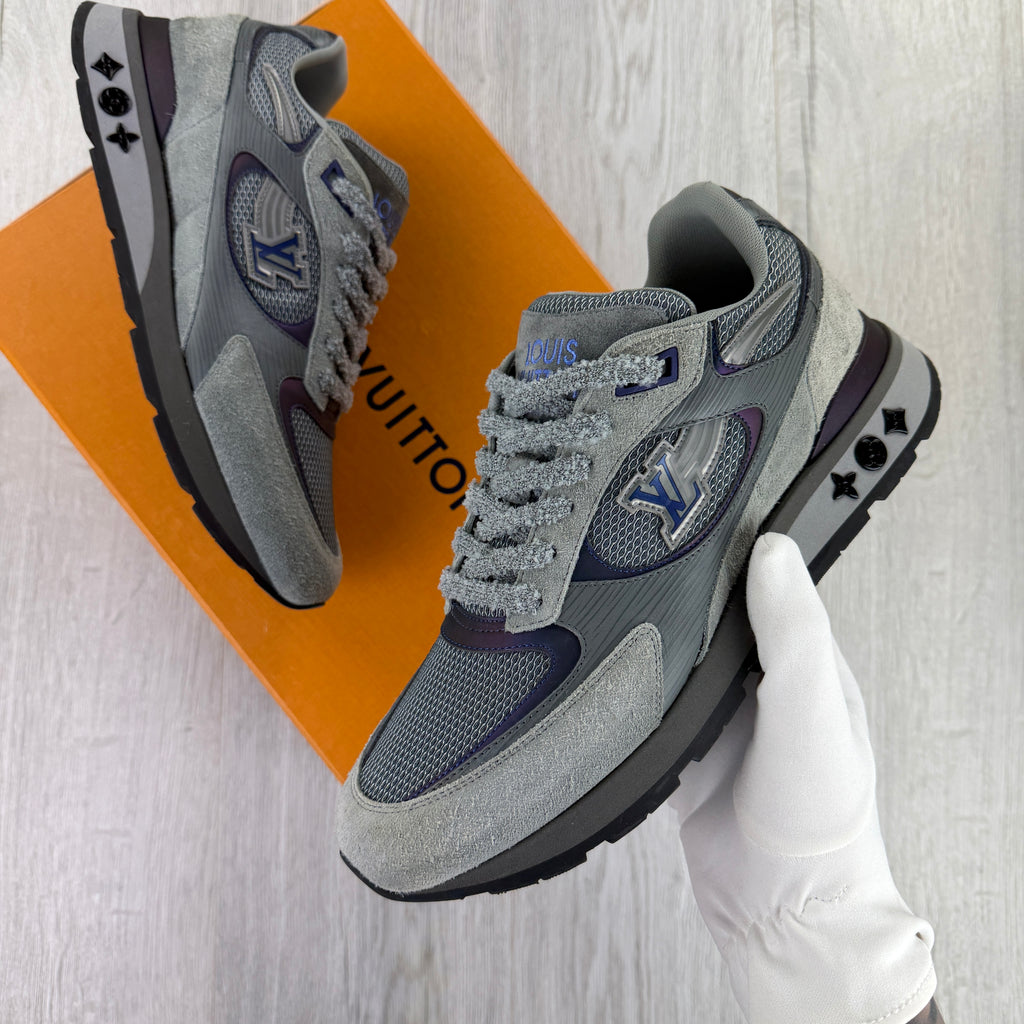 Louis Vuitton Men’s Grey Run Away Trainers - Uk 8 (Fit Uk 8.5)