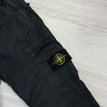 Stone Island Men’s Black Cargo Trousers