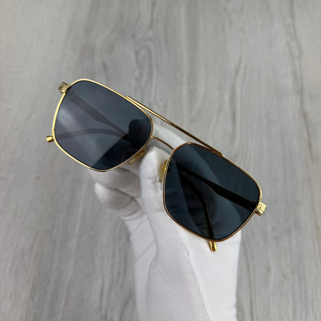 Louis Vuitton Men’s Gold Sunglasses