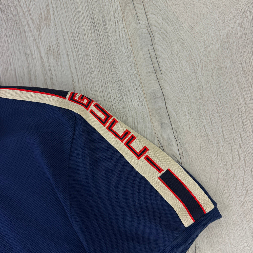 Gucci Men’s Navy Polo - Fit S/M