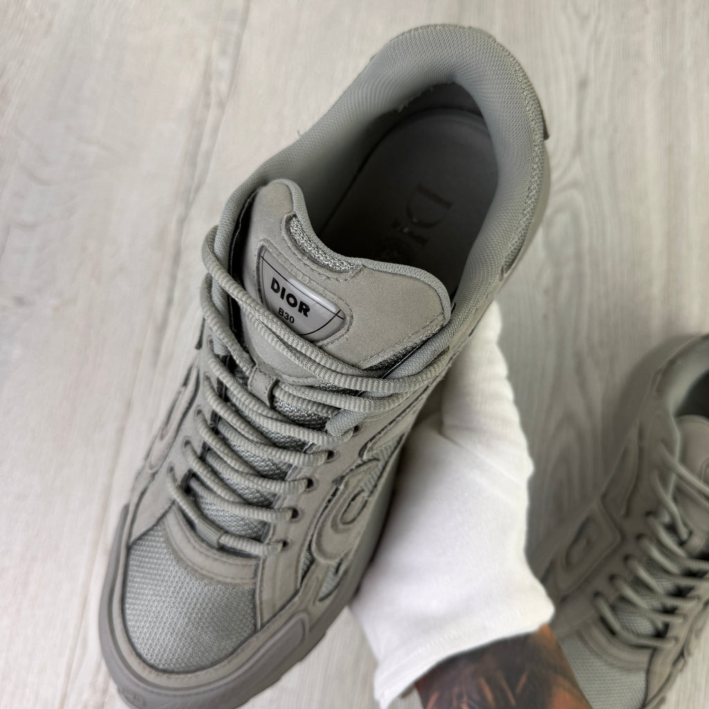 Dior x Stone Island B30 Men’s Khaki Grey Trainers - 43 (Uk 9)