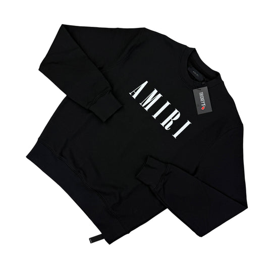 Amiri Men’s Black Crewneck Jumper
