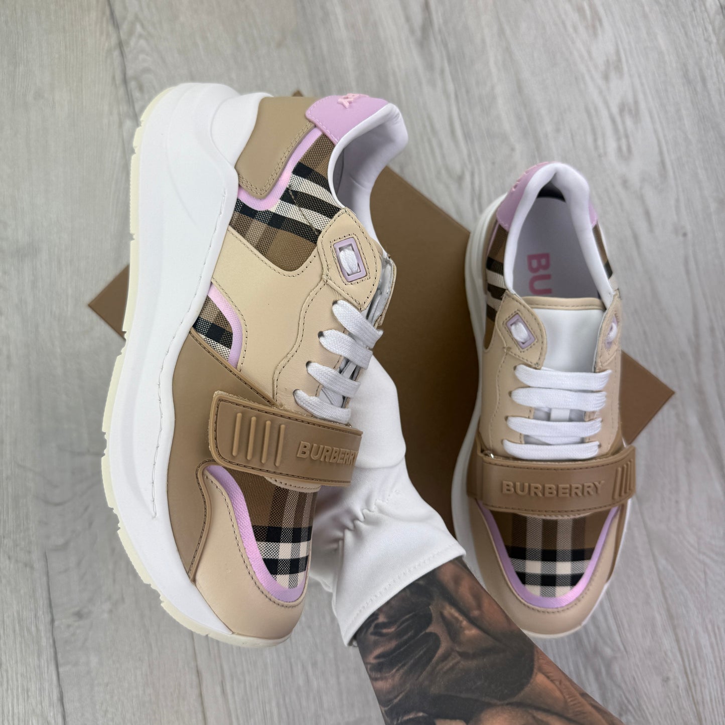 Burberry Women’s Ramsey Check Trainers