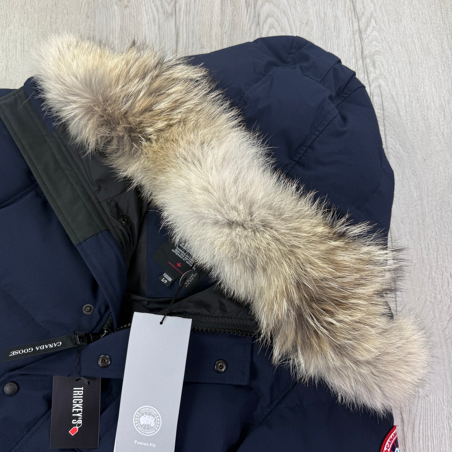 Canada Goose Men’s Navy Carson Parker Jacket - Small Fusion