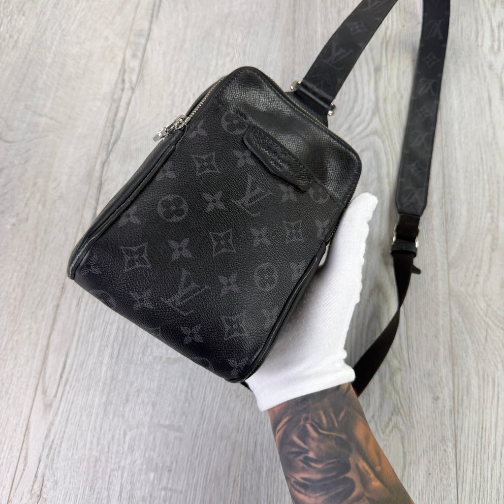 Louis Vuitton Men’s Black Sling Small Side Bag