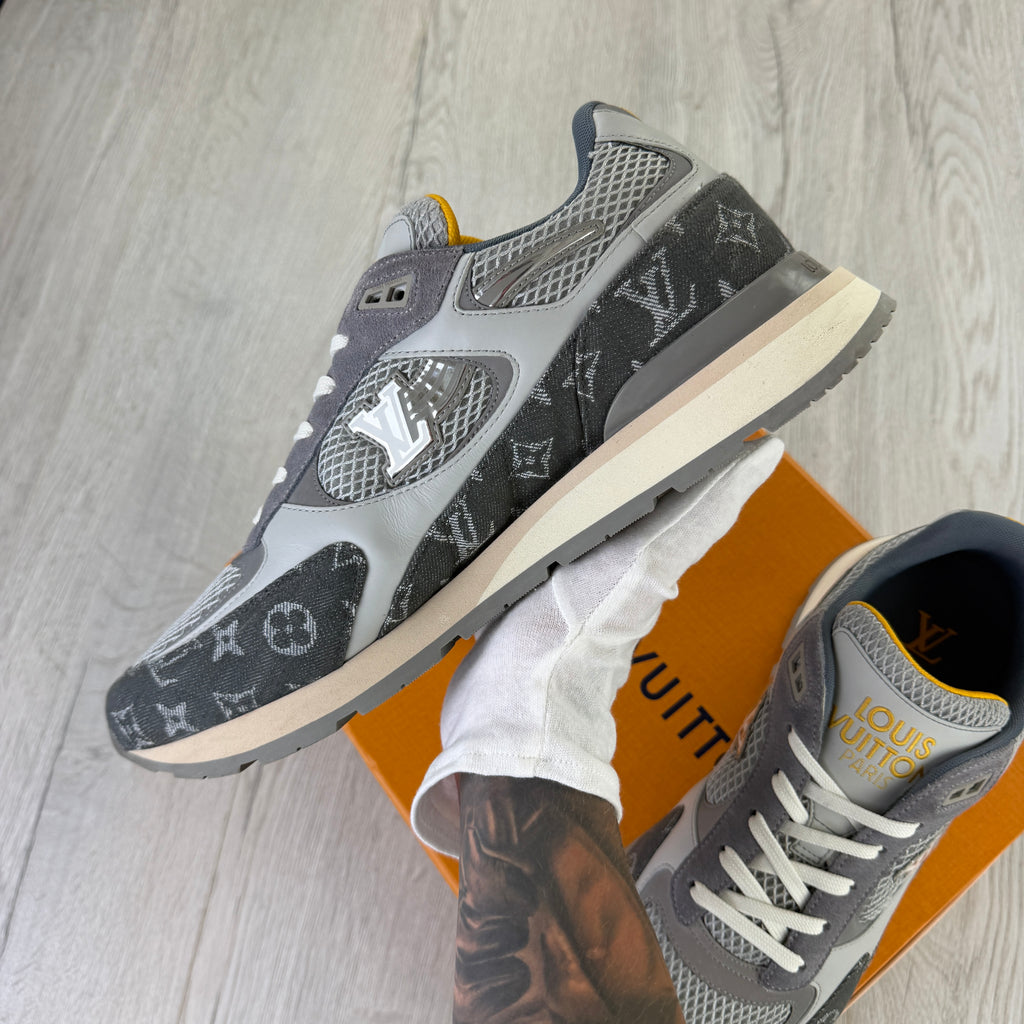 Louis Vuitton Men’s Grey Run Away Trainers - Uk 11