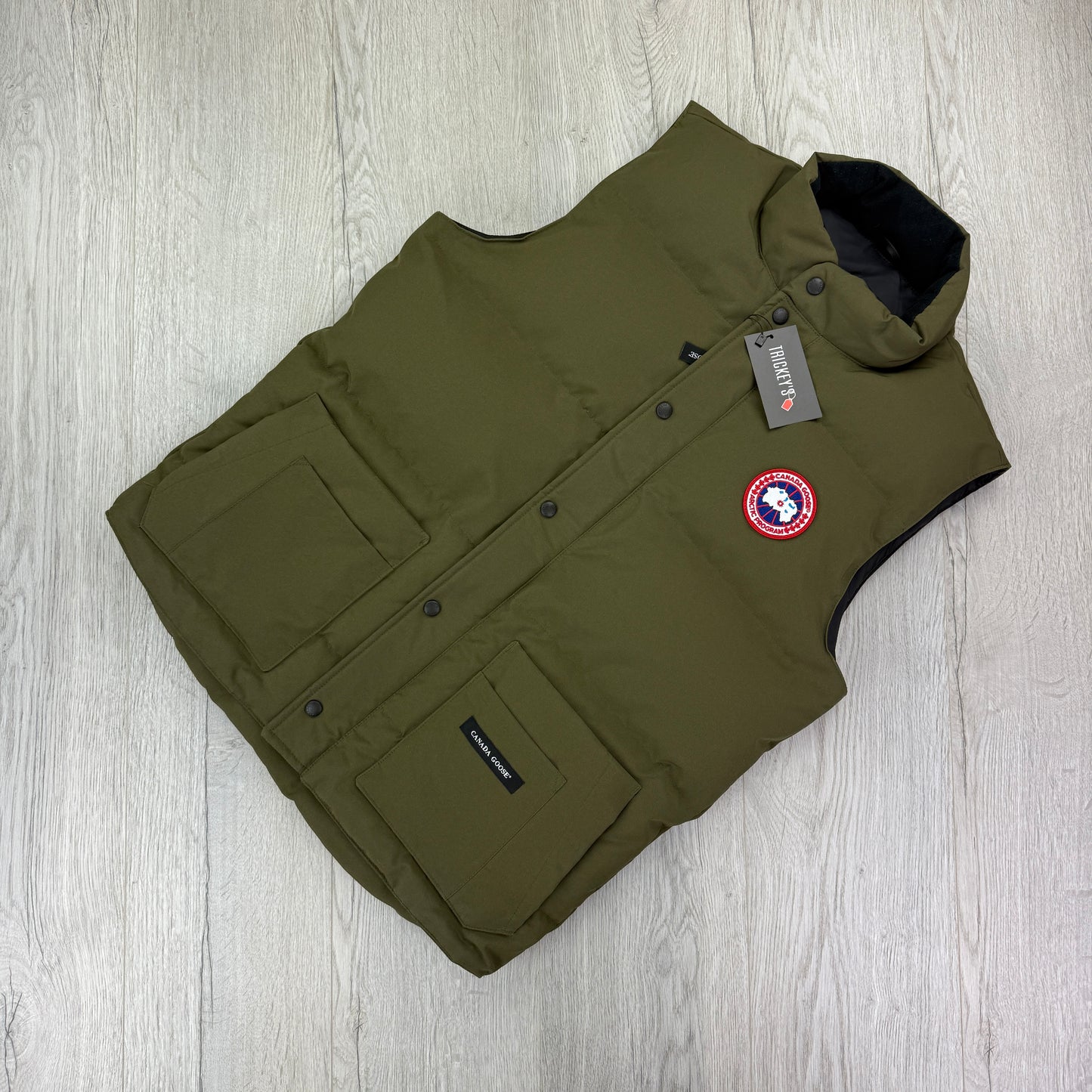 Canada Goose Men’s Khaki Freestyle Bodywarmer - Small
