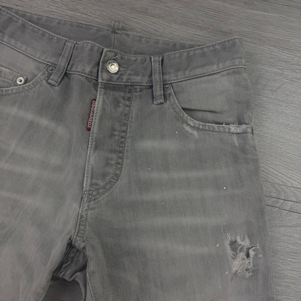 Dsquared2 Men’s Grey Distressed Jeans - 48 (Uk 32)