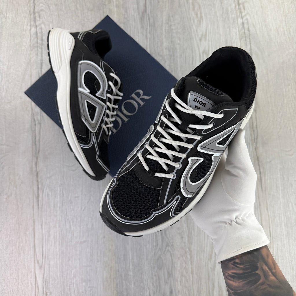 Dior B30 Men’s Black & White Trainers - 45 (Fit Uk 11)