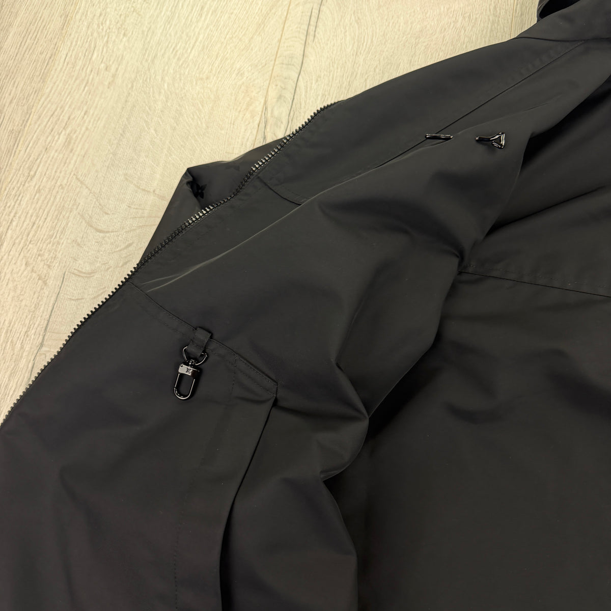 Louis Vuitton Men’s Monogram Reversible Black Windbreaker Jacket - Size 50