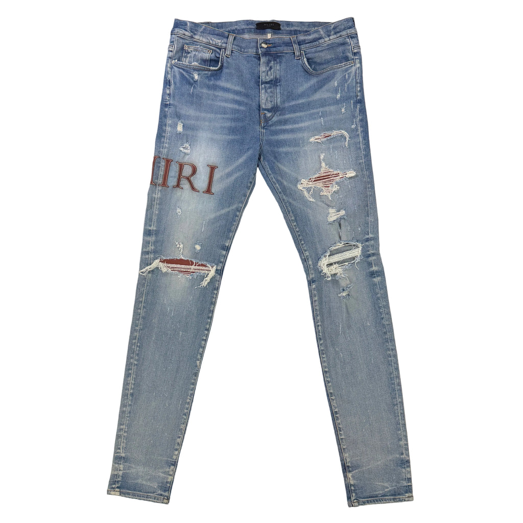 Amiri Men’s Blue Denim MX1 Jeans - Uk 38