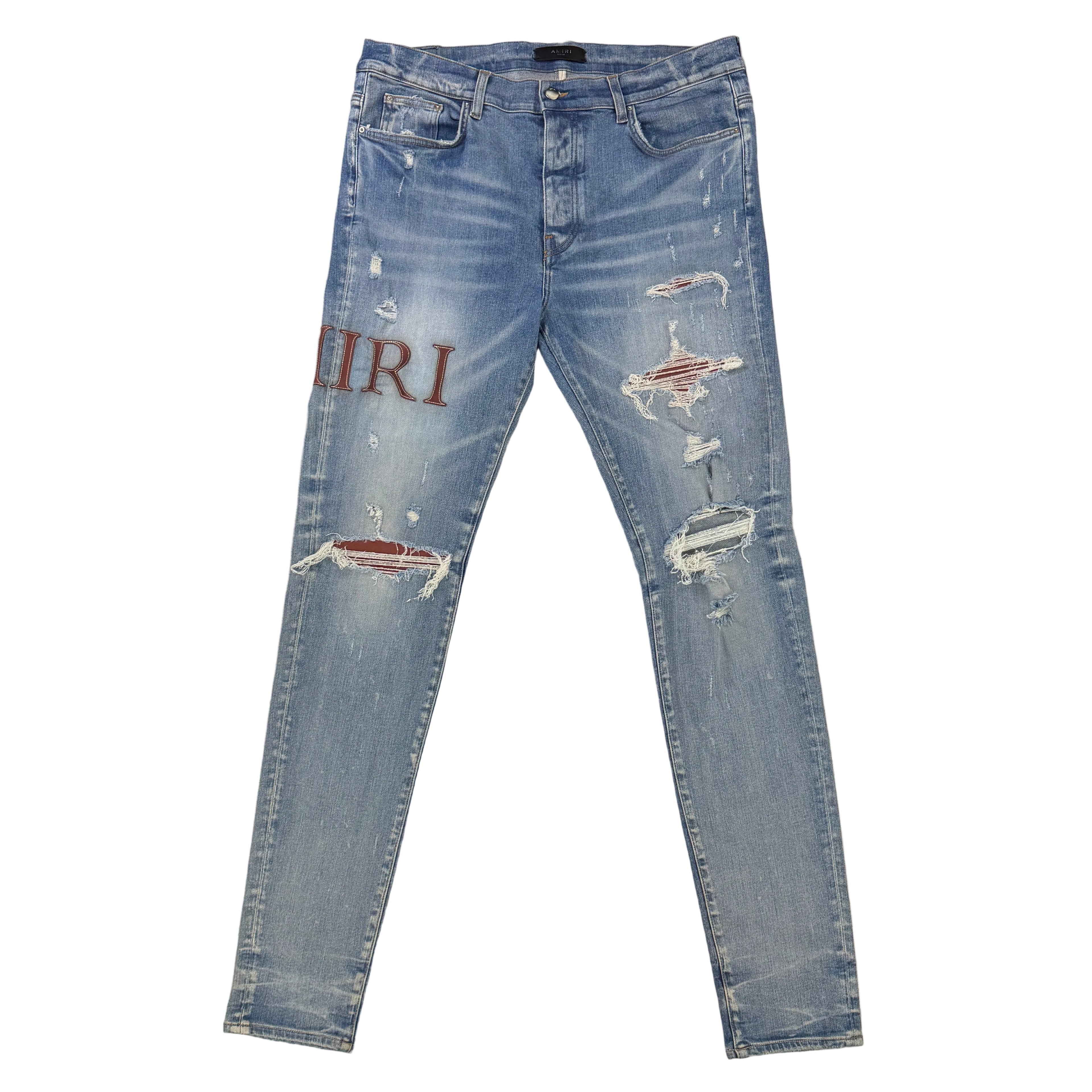 Amiri Men’s Blue Denim MX1 Jeans - Uk 38
