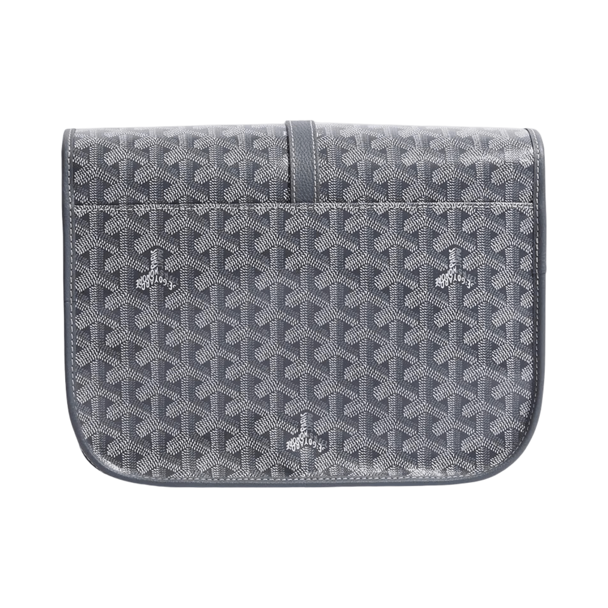 Goyard Goyardine Belvedere II Grey MM Messenger Bag