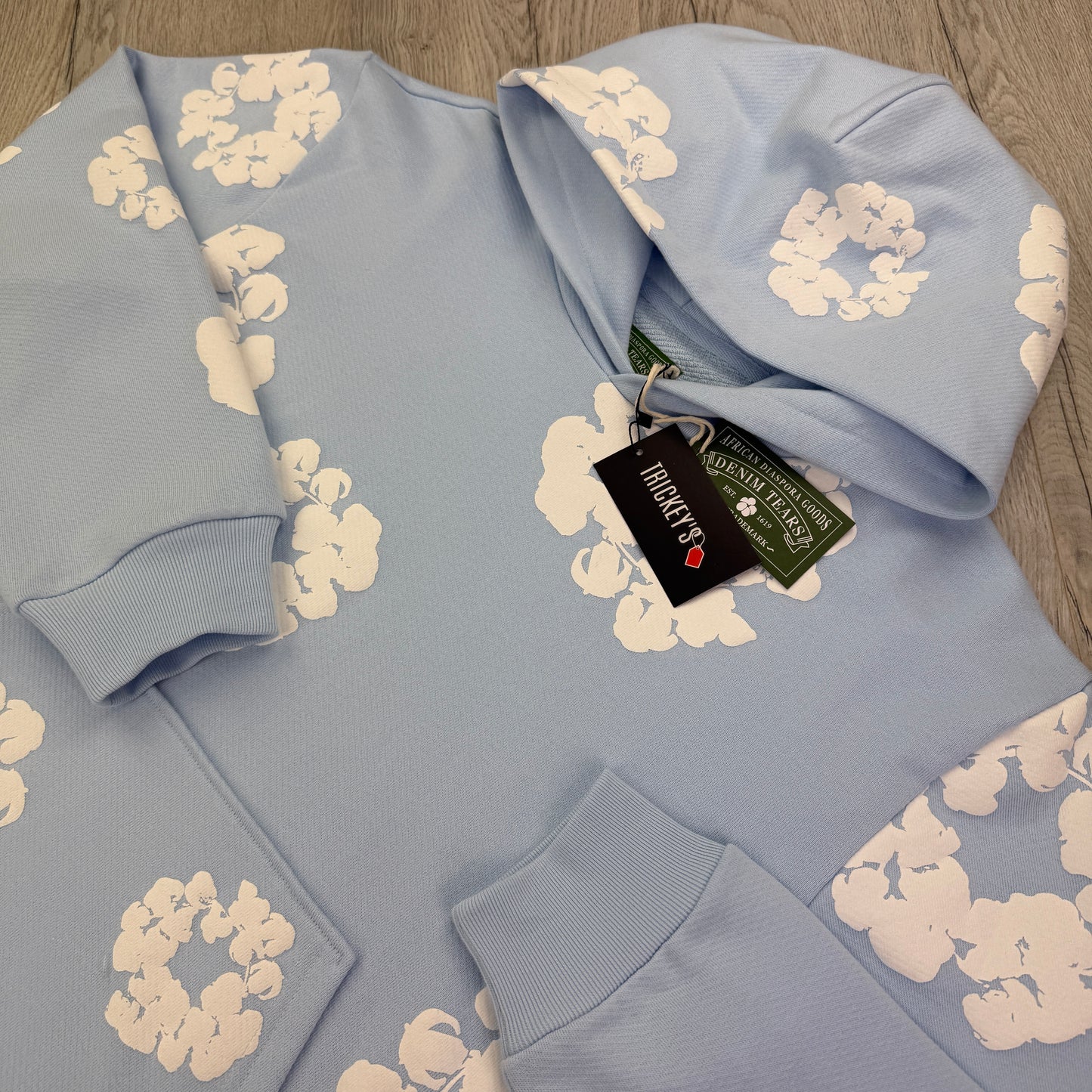 Denim Tears Baby Blue Pullover Hoodie