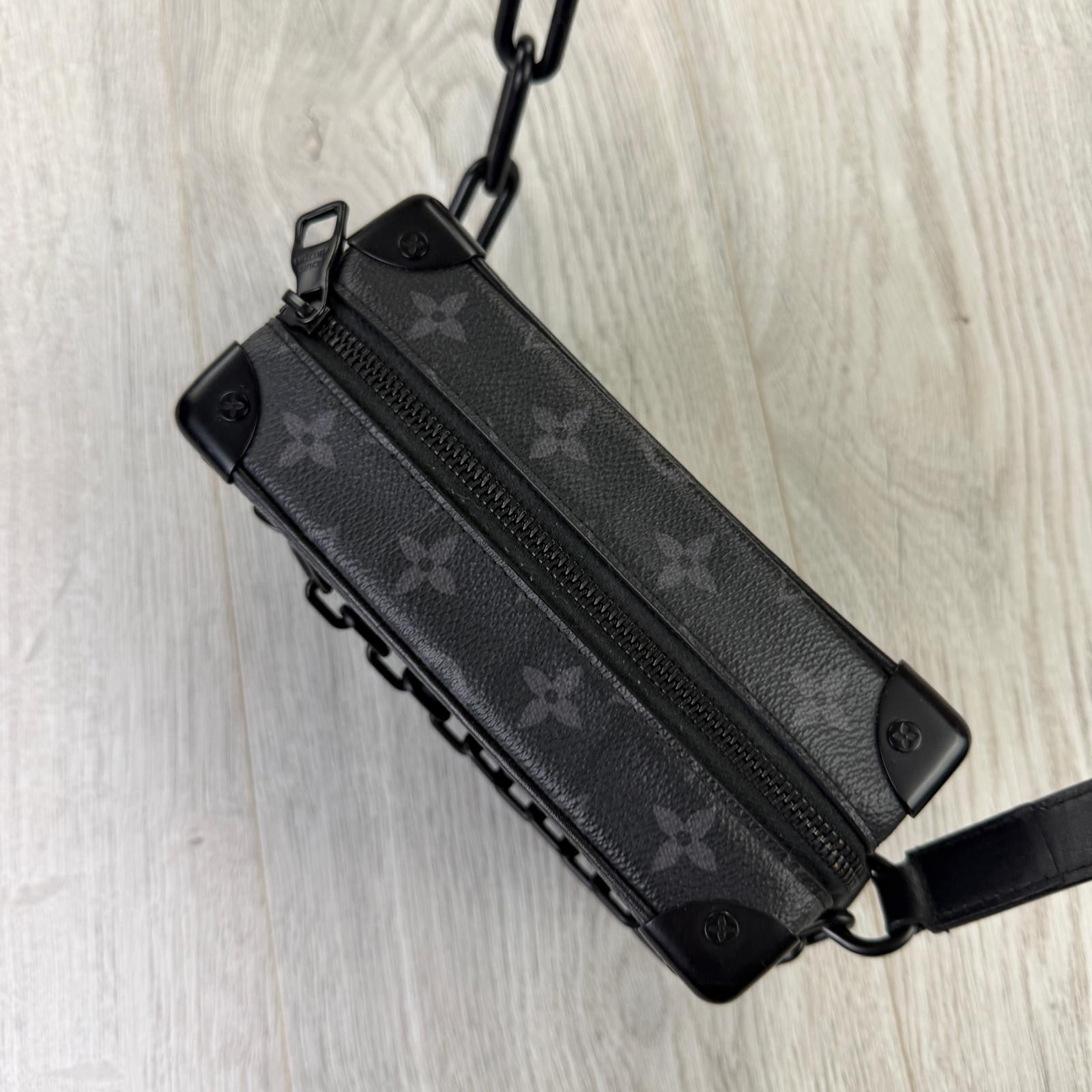 Louis Vuitton Men’s Black Monogram Mini Soft Trunk Bag