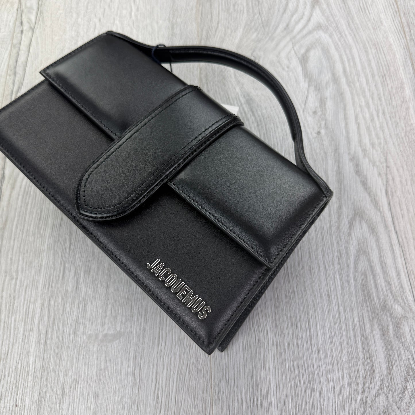 Jacquemus Women’s Black Silver Large Bambino Bag
