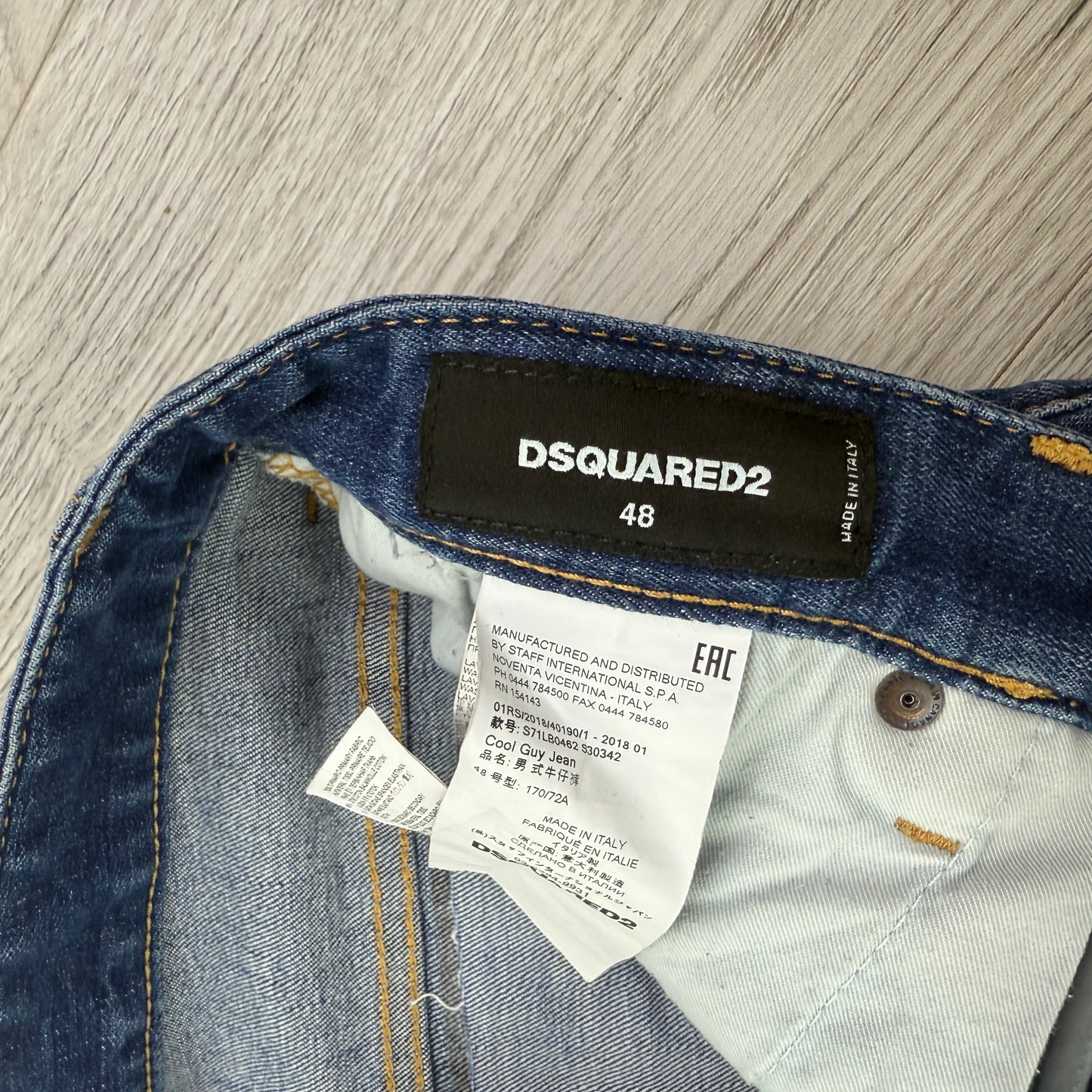 Dsquared2 Men’s Distressed Cool Guy Jeans - 48 (Uk 32)