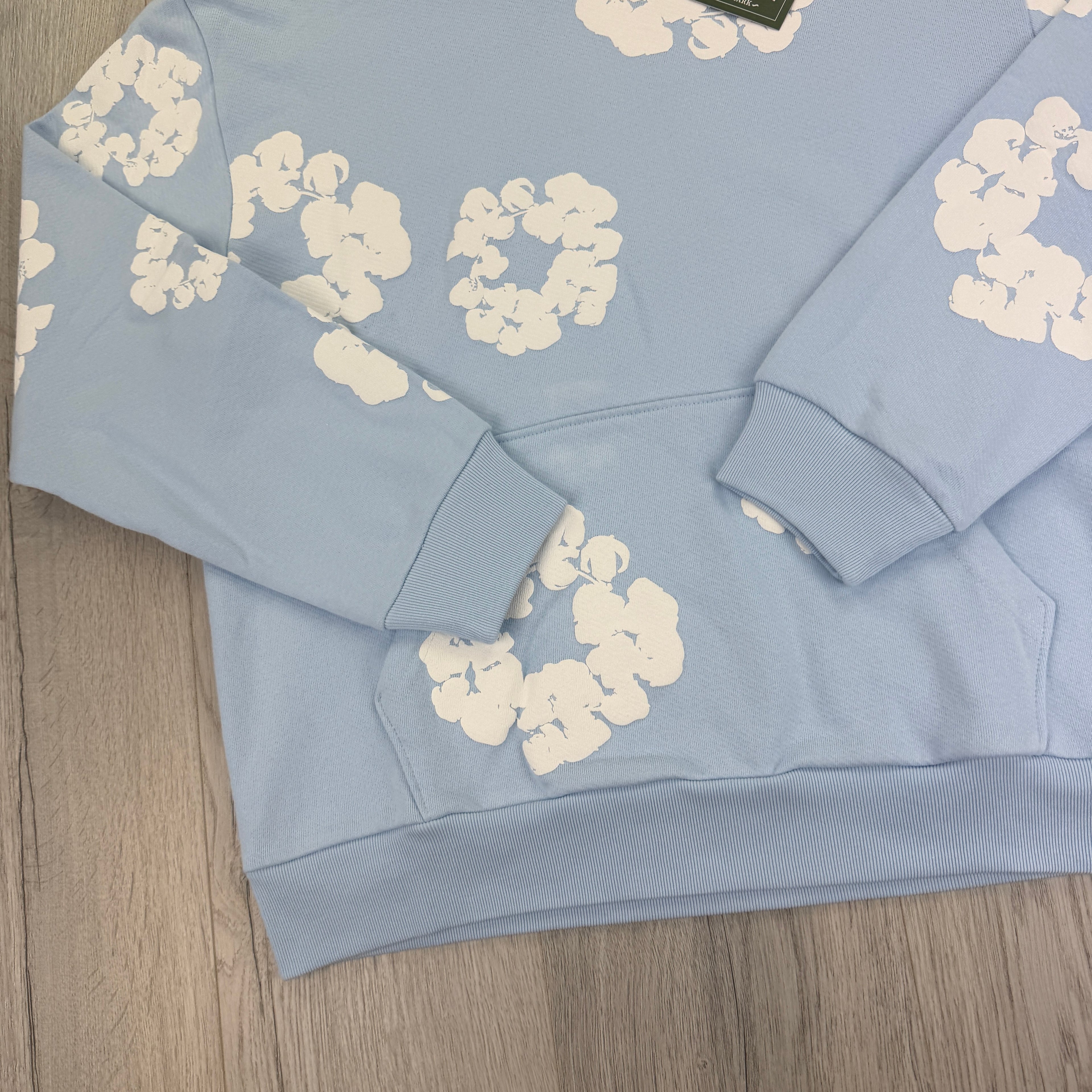 Denim Tears Baby Blue Pullover Hoodie