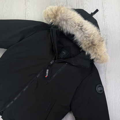 Canada Goose Men’s Black Borden Bomber Jacket Black Badge - Medium